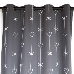 gray curtain