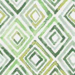 Tissu extérieur losange vert