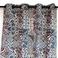 cement tiles high end curtain